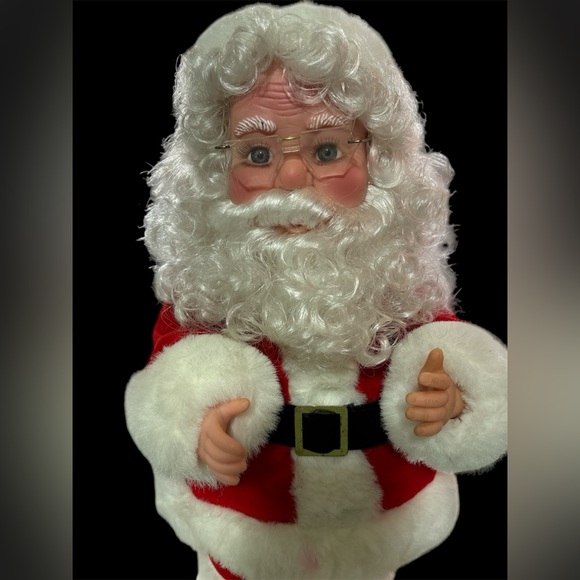 Vintage Santa's Best Christmas Animated Santa Claus Figure Works Great - Picture 5 of 5
